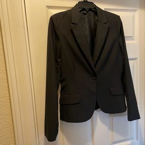 Black women’s pinstripe  blazer size 10.
